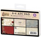 Stationer's Desk - 4” x 6” ATC Pad